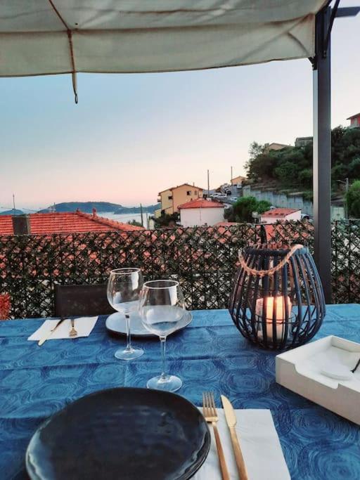 La Terrazza Sul Golfo Dei Poeti Con Vista Mare Apartamento Pitelli Exterior foto