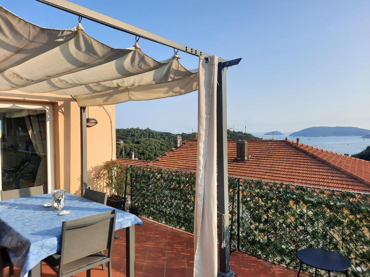 La Terrazza Sul Golfo Dei Poeti Con Vista Mare Apartamento Pitelli Exterior foto